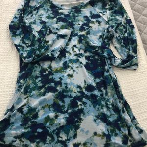 Logo Tie-Dye Ling Sleeve Top